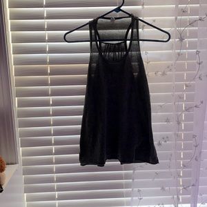 Dark gray workout top !